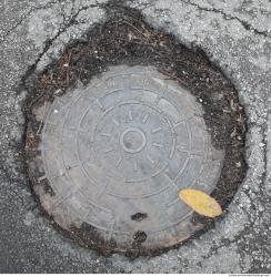 Photo Textures of Manhole Cover 